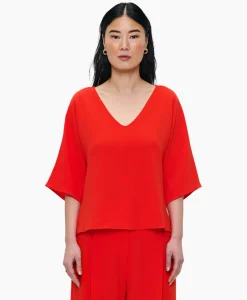 Tuniek V-Neck Rood^Zenggi New