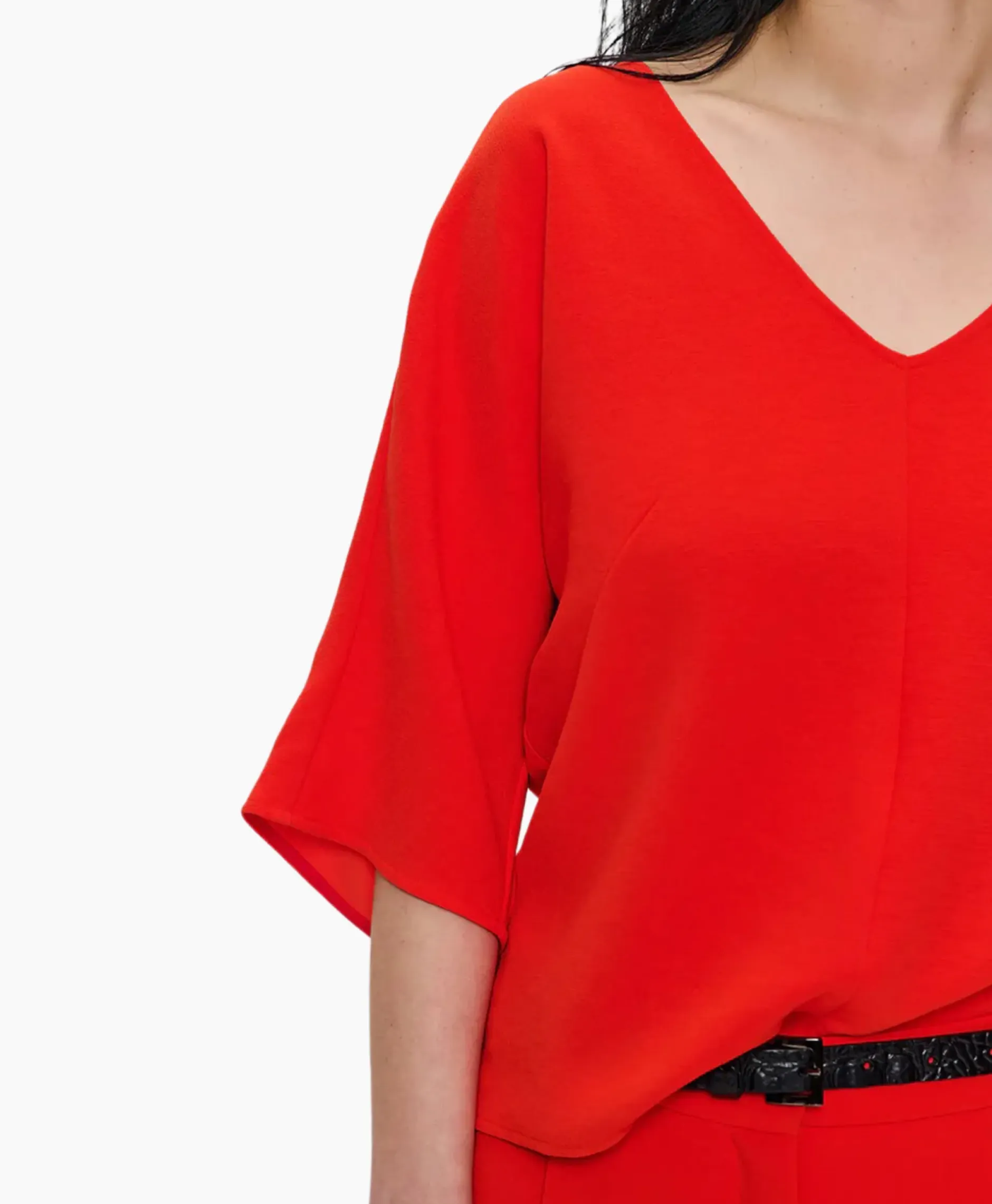 Tuniek V-Neck Rood^Zenggi New