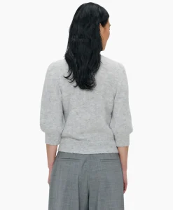 Vest Cropped 3/4 Sleeve Licht Grijs^Zenggi Best