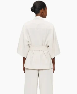 Vest Japanse Crepe Kimono Off White^Zenggi Hot